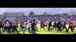 bastia lyon fans invade pitch