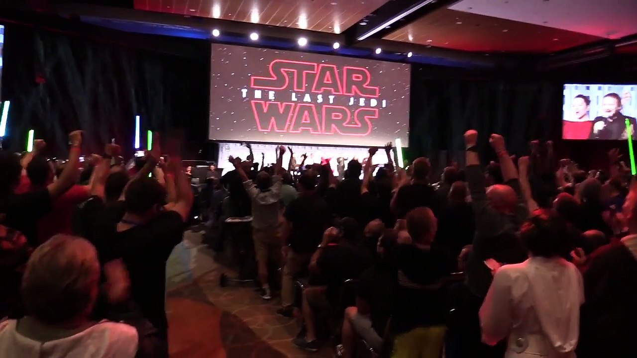 FAN REACTION- 'The Last Jedi' trailer debuts at Star Wars Celebration 2017 in Orlando