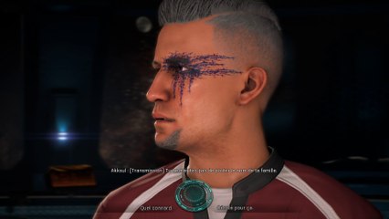 Mass Effect: Andromeda_tranche de rire entre Ryder et Jaal.