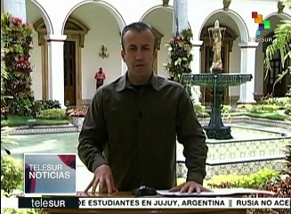 Vicepdte. venezolano condena actos violentos de líderes de la derecha