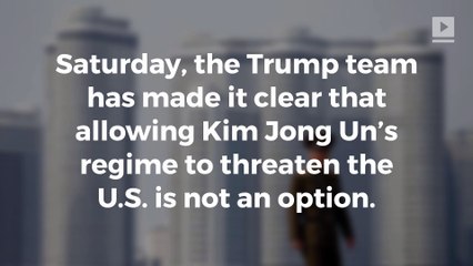 Trump team sends clear message after North Korea's missile launch