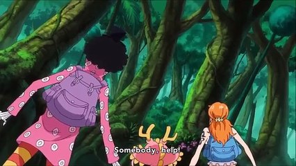 CurlyHat Pirates (Sanji) Arrive At Zou One Piece 760 ENG SUB