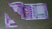 2000 note found torn, image posted on social media | Oneindia News