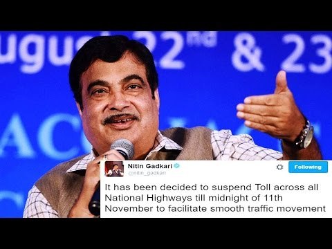 1000, 500 note ban : Toll across India relaxed till 11th November | Oneindia News