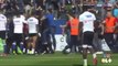 Fans poured onto the pitch and attacked Lyon players - Bastia vs. Lyon - April 16, 2017