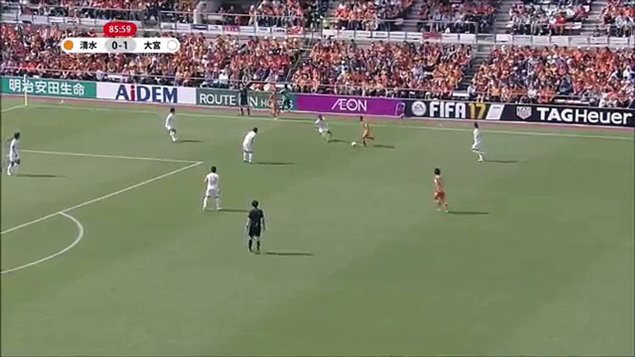 Shimizu 1:1 Omiya (Japanese J League. 16 April 2017)
