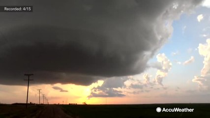 Incredible mothership cloud captured just outside Protection, Kansas