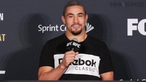 Robert Whittaker not ready to talk Rockhold or any other new matchups