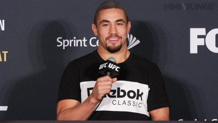 Robert Whittaker not ready to talk Rockhold or any other new matchups