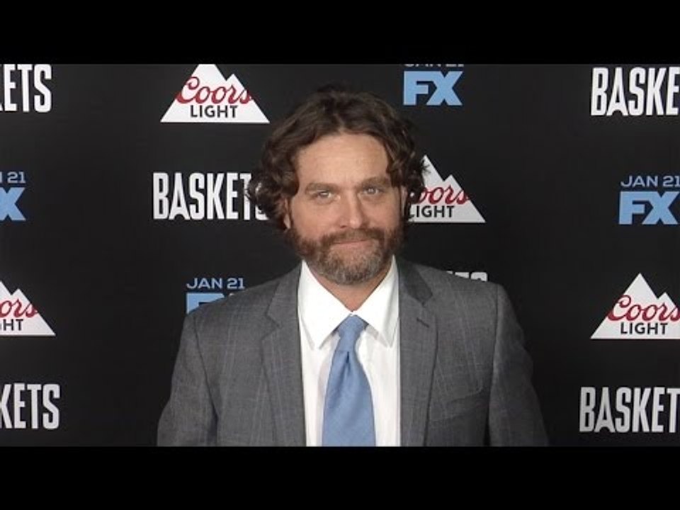 Zach Galifianakis FX's Baskets Premiere Red Carpet video Dailymotion