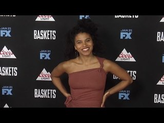 Zazie Beetz FX's Baskets Premiere Red Carpet