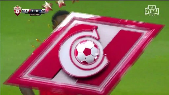 1-0 Quincy Promes Goal Russia Premier Liga - 16.04.2017 Spartak Moscow 1-0 Zenit