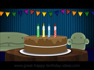 Happy B’day Singing Candles For You HD