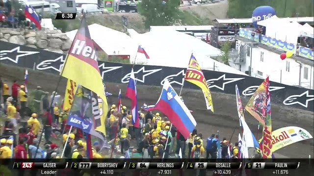 2017 MXGP of Trentino Antonio Cairoli passes Arnaud Tonus