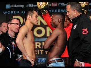 Nonito Donaire vs. Guillermo Rigondeaux Full weigh in (Full HD)