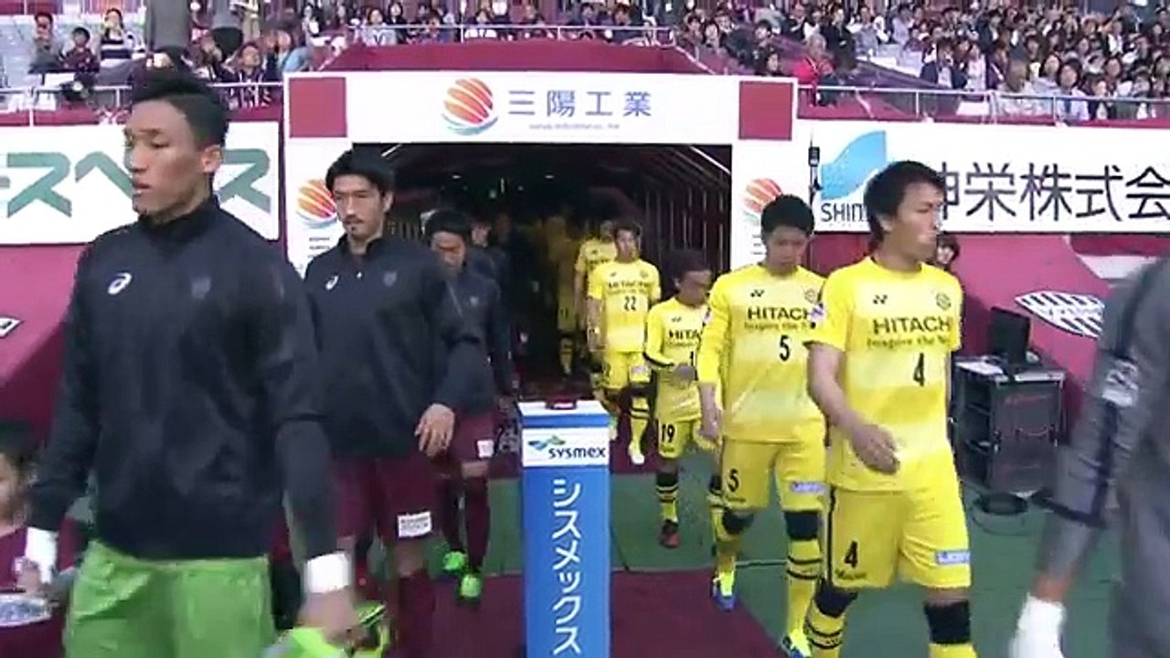 Vissel Kobe 1:2 Kashiwa  (Japanese J League. 16 April 2017)