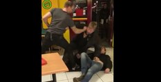 Instant Karma pour deux clients ivres qui se plaignaient dans un Doner King