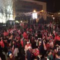 Ankara Residents Celebrate Constitutional Referendum Outside AKP Headquarters