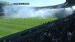 Nantes fans disrupt the game with their flares