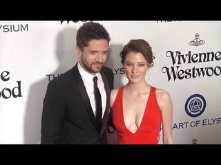 Topher Grace & Ashley Hinshaw The Art of Elysium 2016 HEAVEN Gala Red Carpet