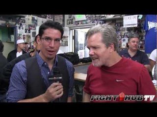 Freddie Roach "They thought I stole Macho Camacho's shorts!"