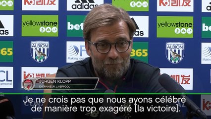33e j. - Klopp : "Mes joueurs ont fait ce qu'il fallait"