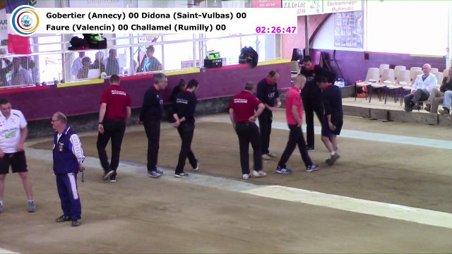 Demi-finales, onzième étape du Trophée Super 16, Sport Boules, Privas 2017