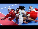 Indian Kabaadi players help Irani player during match after hijab displaced | Oneindia News