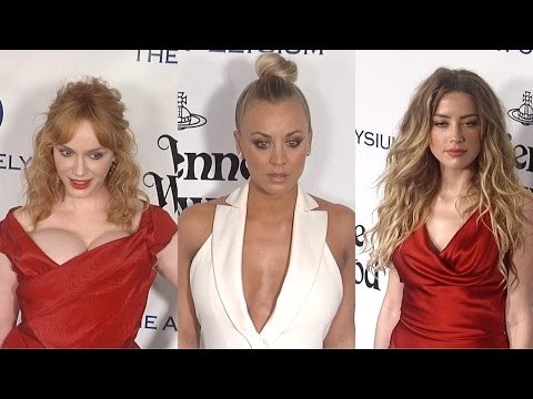 The Art of Elysium 2016 HEAVEN Gala Amber Heard, Kaley Cuoco, Christina Hendricks, Johnny Depp