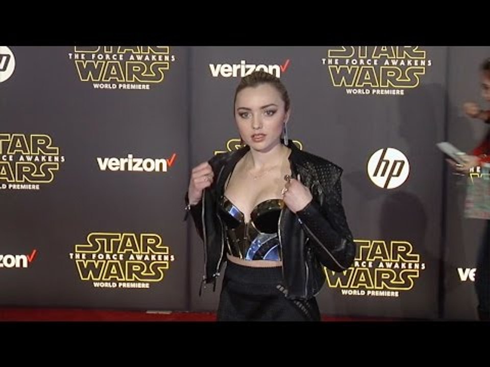 Peyton List "Star Wars The Force Awakens" World Premiere