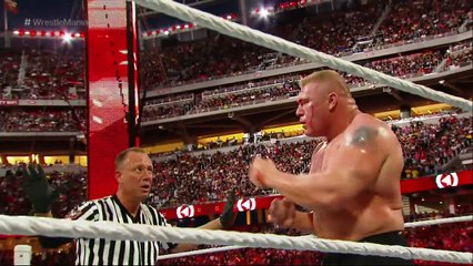 Roman Reigns vs. Brock Lesnar - WWE World Heavyweight Championship Match- WrestleMania 31
