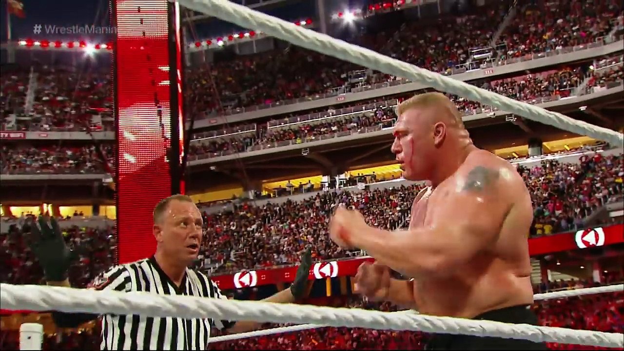 Roman Reigns vs. Brock Lesnar - WWE World Heavyweight Championship Match- WrestleMania 31