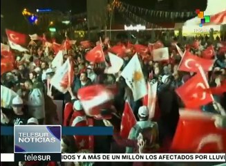 Triunfa "Sí" en referendo turco; ahora tendrá sistema presidencialista