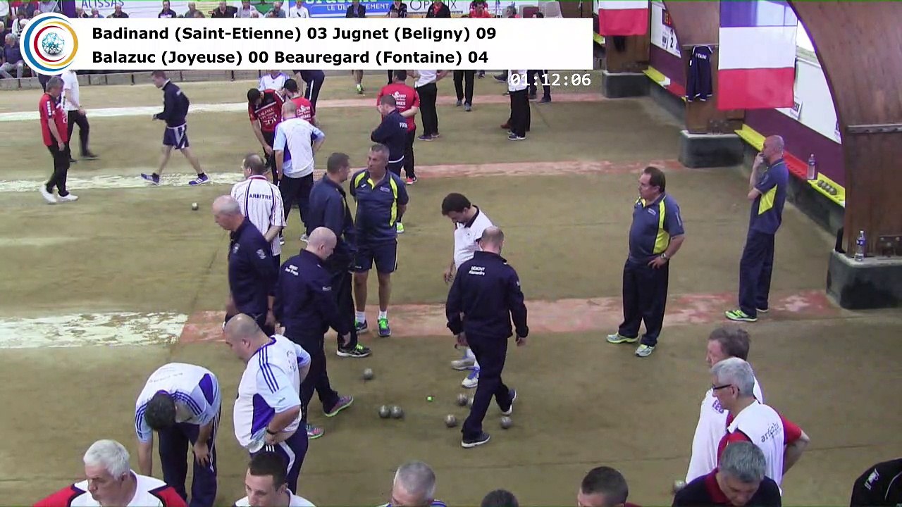 Secondes parties de poules, onzième étape du Trophée Super 16, Sport Boules, Privas 2017