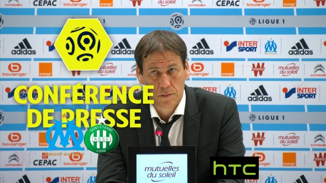 Conférence de presse Olympique de Marseille - AS Saint-Etienne (4-0) : Rudi GARCIA (OM) - Christophe GALTIER (ASSE) / 2016-17