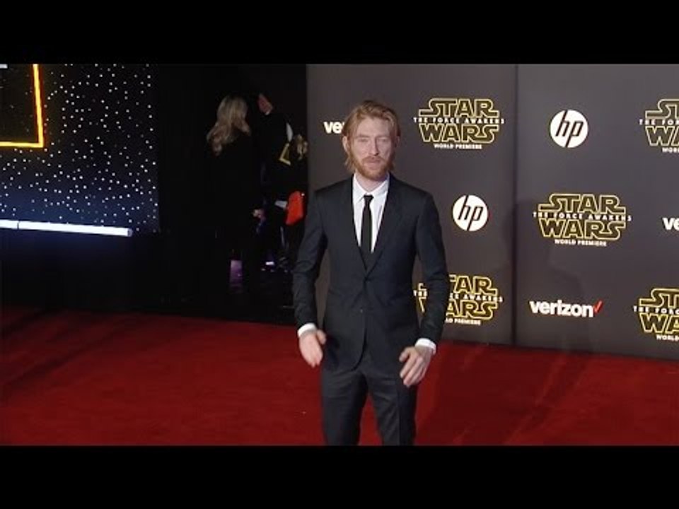 Domhnall Gleeson "Star Wars The Force Awakens" World Premiere
