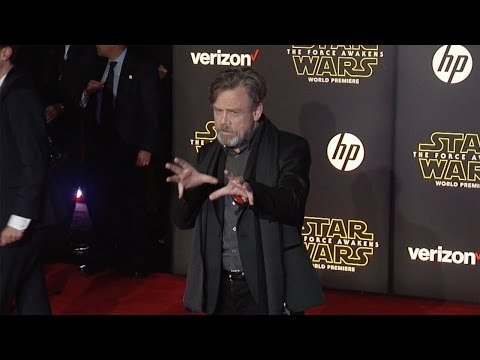 Mark Hamill Star Wars The Force Awakens World Premiere