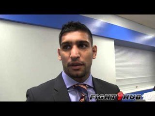 Amir Khan "Andre Ward told me to stay calm & relaxed"