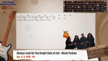 Always Look On The Bright Side - Monty Python Guitar Backing Track