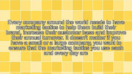 Marketing Tactics That Work