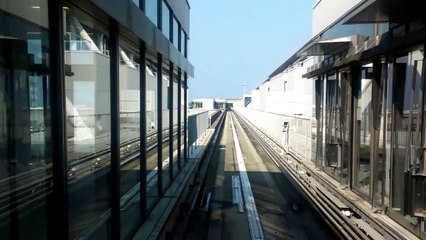 【後面展望】関空国際線ターミナルのウイングシャトル