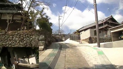 【車載前面＋側面カメラ】暗峠往路　奈良県→大阪府
