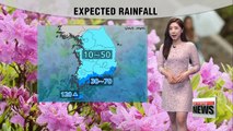 Nationwide rain, heavier showers on Jeju and southern coastal regions