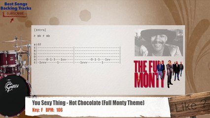 You Sexy Thing - Hot Chocolate (Full Monty Theme) Drums Backing Track