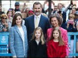 King Felipe and Queen Letizia celebrate Easter mass