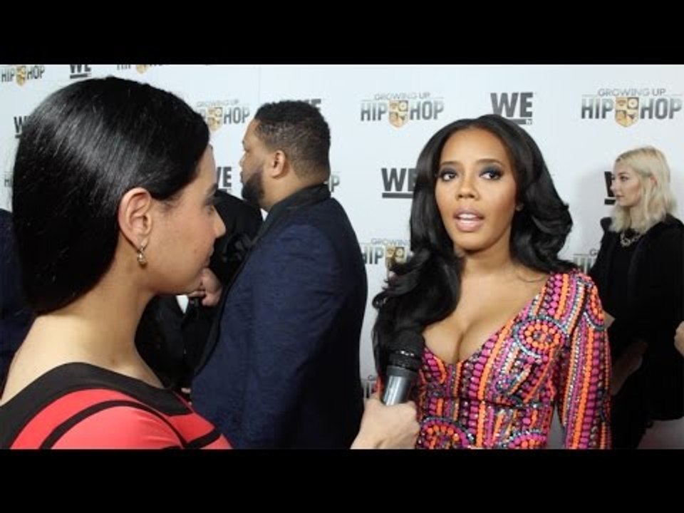 Angela Simmons talks new reality tv show "Growing Up Hip Hop" Premiere in NYC