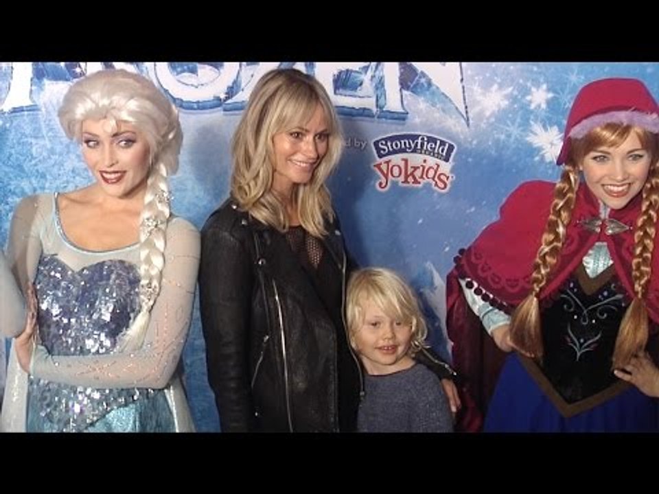Cameron Richardson and son Milo "Disney On Ice Presents FROZEN" Premiere