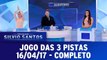 Programa Silvio Santos - Jogo das 3 Pistas - 16.04.17 - Completo