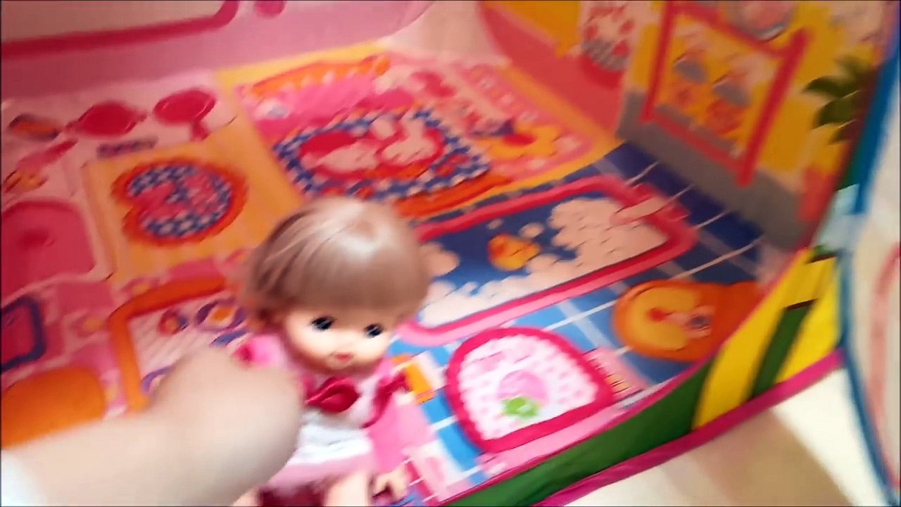 メルちゃん ダッフィーとポポちゃんと一緒にベビーカーでお散歩したよ！ ❤ 子供向け おもちゃ...