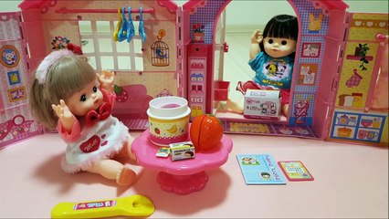 メルちゃん お菓子を一人占め！ 宅配便がたくさん届くよ！❤ ごっこ 遊び 子供向け おもちゃ アニメ キッズ 動画